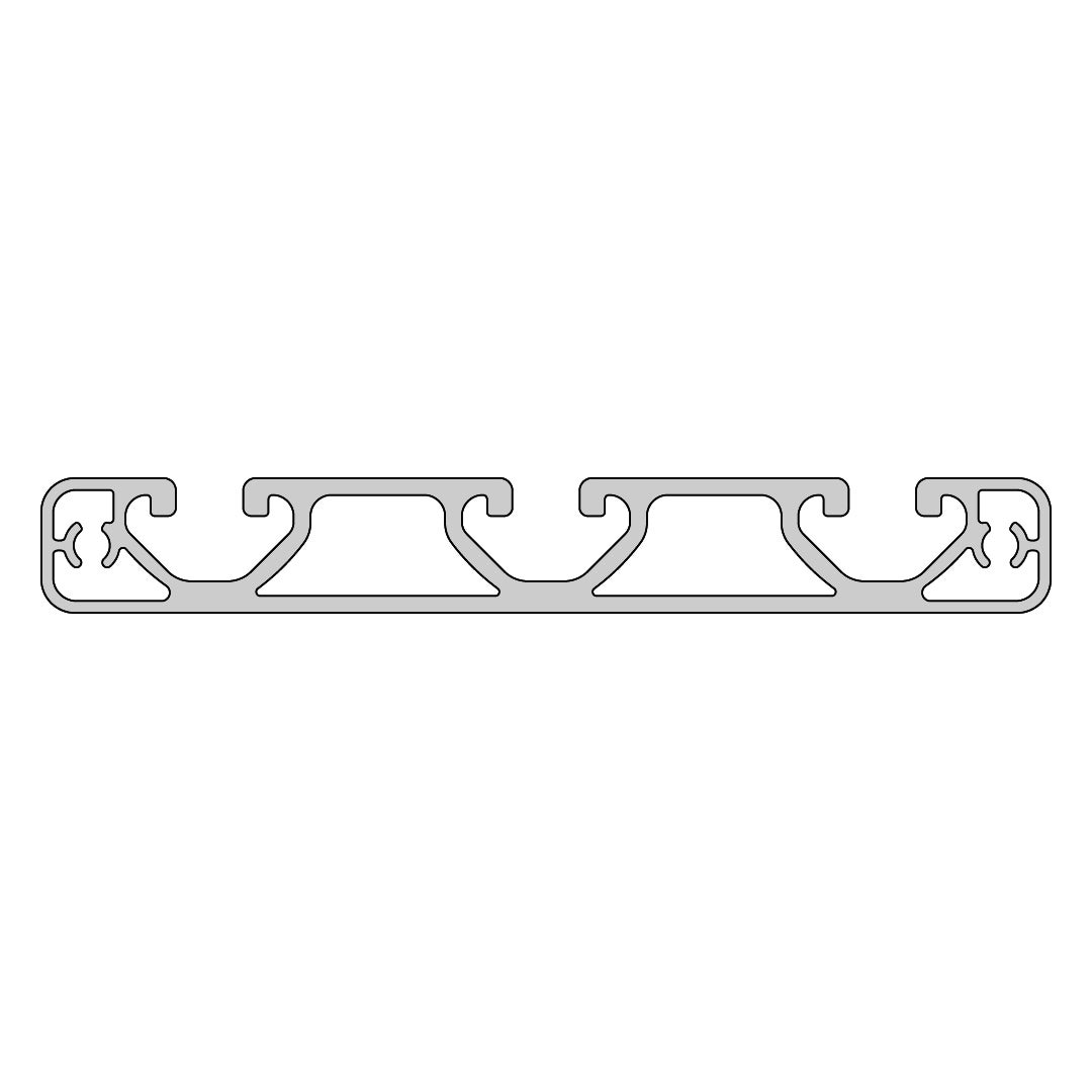 RP1019 aluminium profile 8 120x16 Ultralight