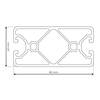 Profile 8 80x40 Ultralight 4N180