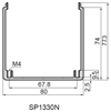 Wiring Duct 80 x 80