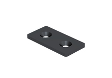 Tie Plates black for aluminium profile system