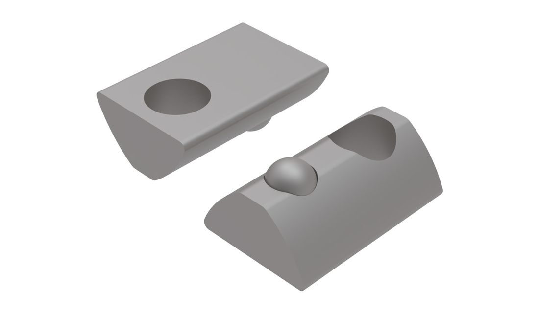 Pivoting Slot Nut, 8.0 × 4.2 mm