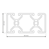 Profile 8 80x40 Ultralight 2N180